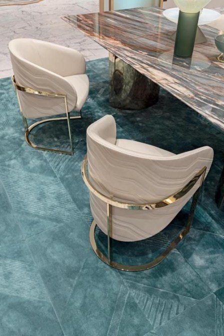 beige and gold dining chairs new